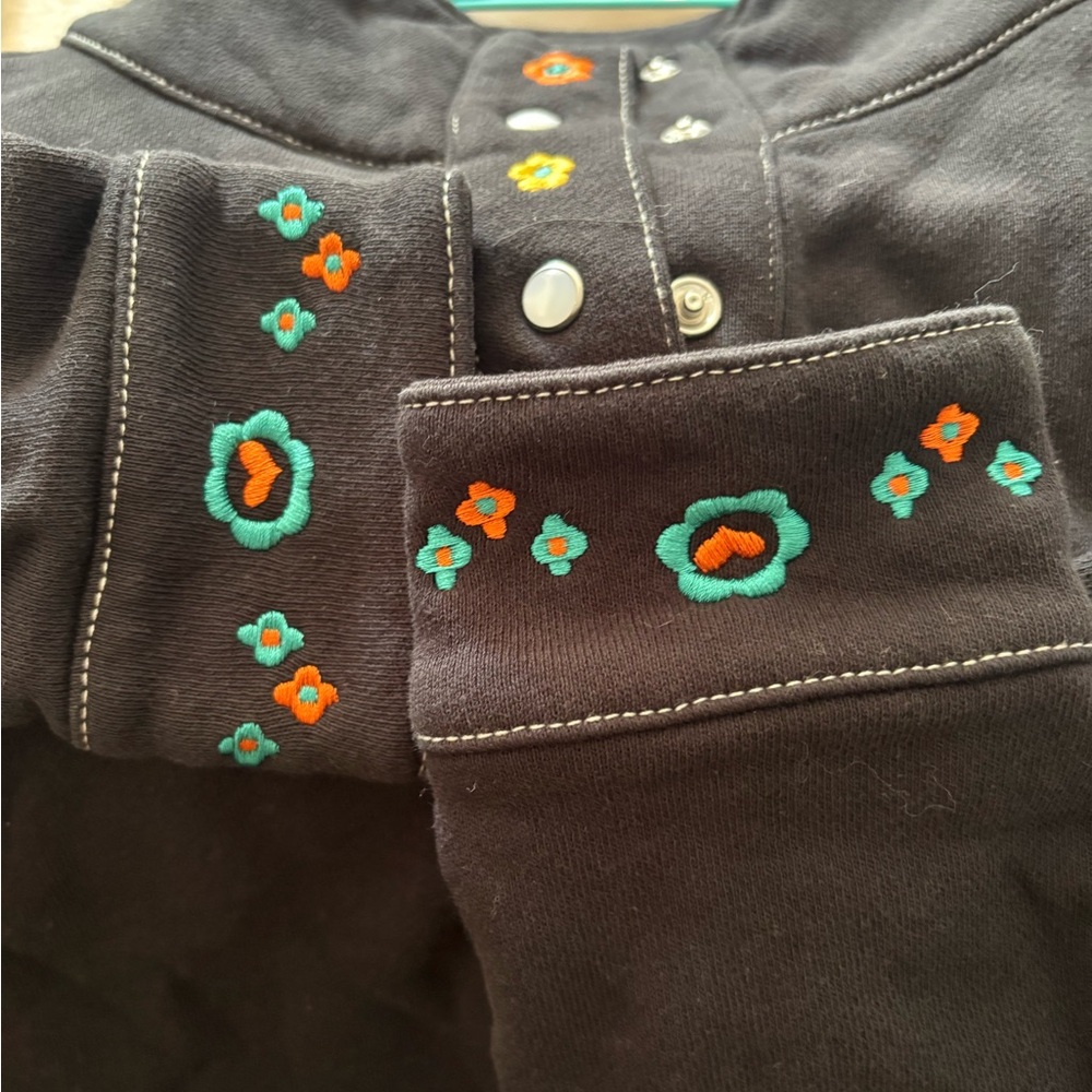 Something Navy Cropped Pullover - image 3